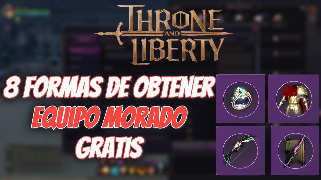 TEN EQUIPO MORADO GRATIS F2P!!  | THRONE AND LIBERTY