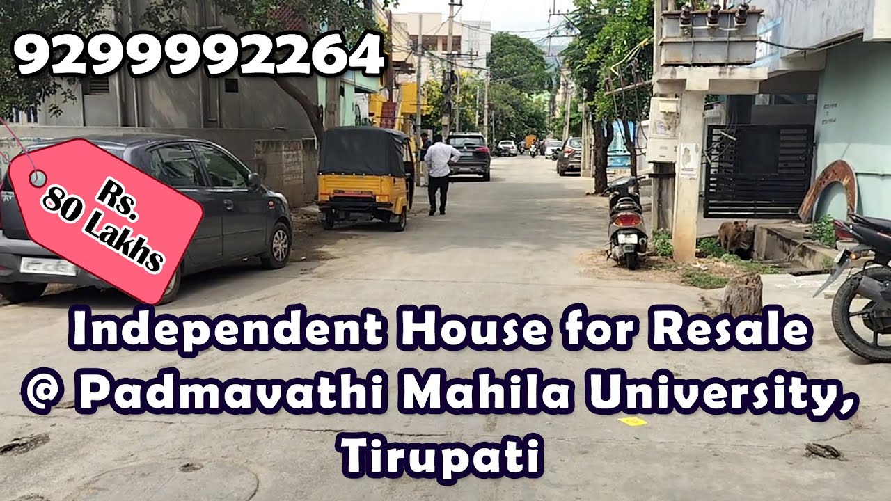 45 Ankanas Independent House for Resale @ Padmavathi Mahila University, Tirupati