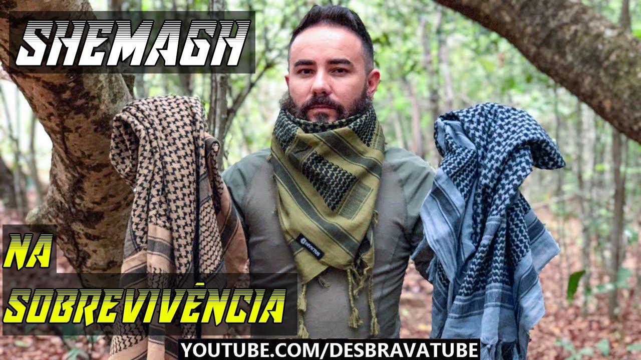 Lenço de Sobrevivência - 5 usos do Shemagh em situações de sobrevivencia.