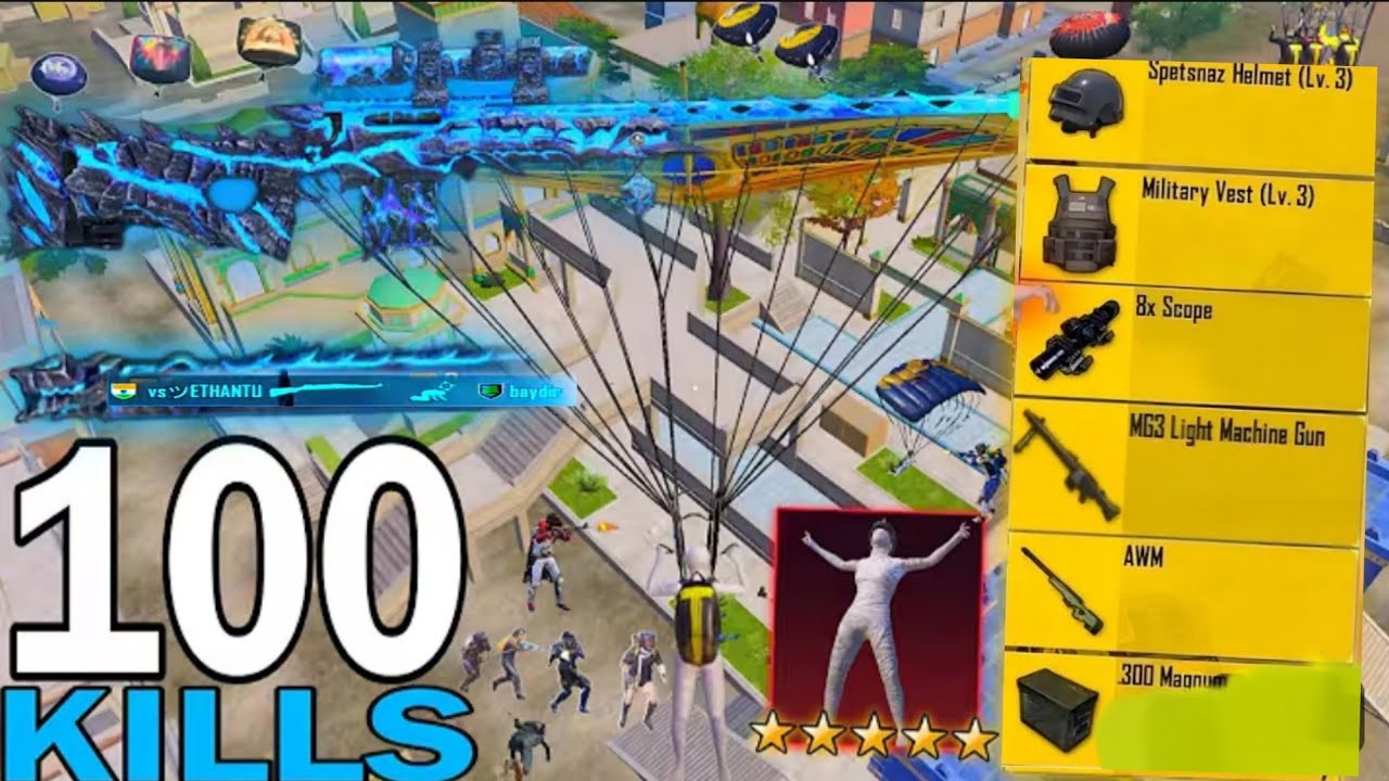 100 KILLS 😈 NEW BEST LOOT GAMEPLAY with MUMMY SET 😍 PUBG MOBILE -BGMI 