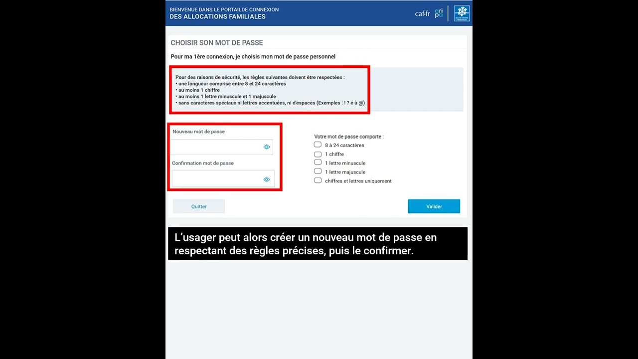 Tuto Mot de passe oublié