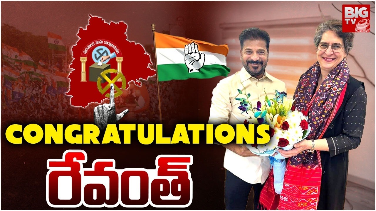 Priyanka Gandhi Congratulates CM Revanth Reddy Over Telangana Municipal Results | BIG TV