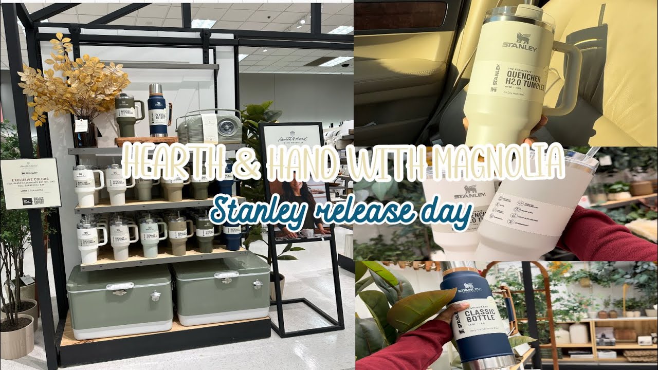 Sunday vlog | Target hearth and hand Stanley release day #stanleytumbler