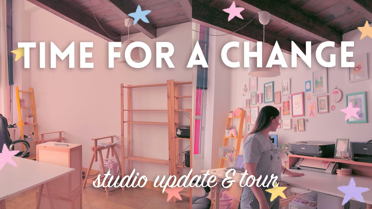 Studio Makeover & Tour! Making my work place feeling creative again ✨