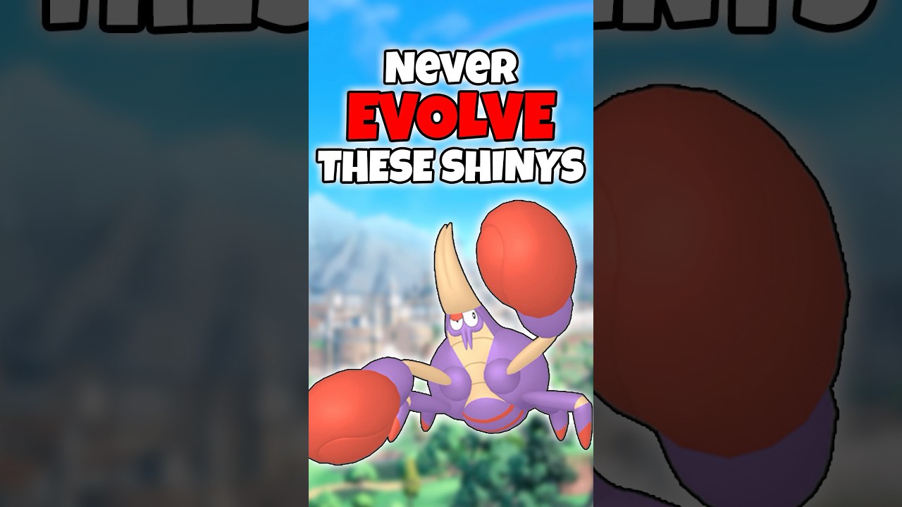 Never Evolve These Shiny Pokemon! #pokemon #gaming #shorts