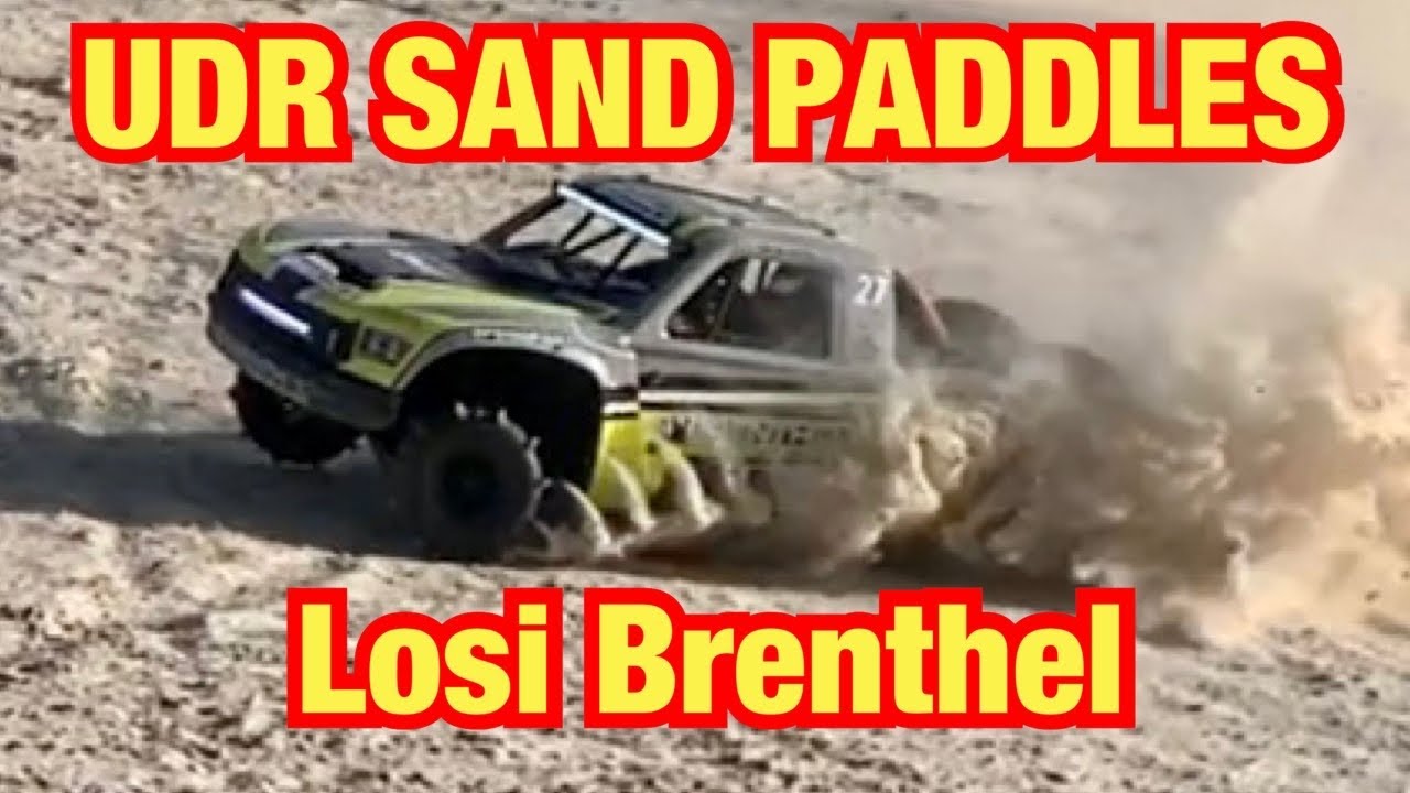 UDR Sand Paddles on the Losi SBR 2.0 Brenthel