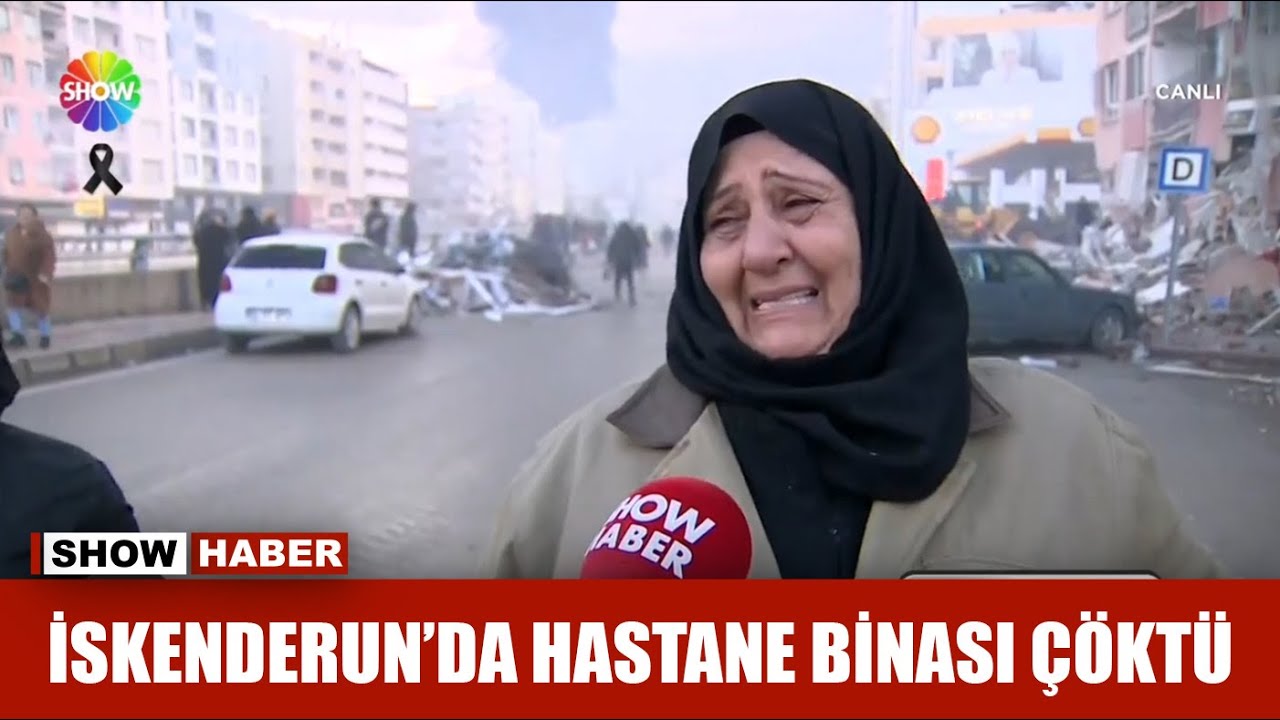 Show Haber muhabiri Emre Kol afet bölgesinde 