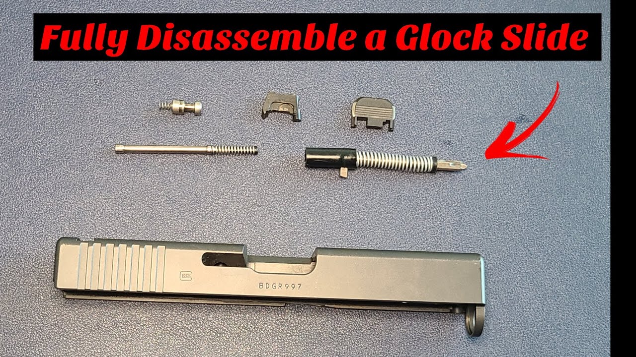 Как полностью разобрать затвор Glock