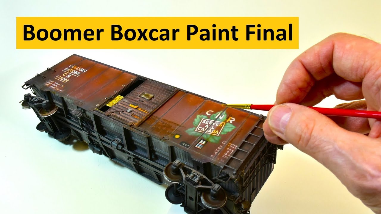 The Complete Painting & Weathering Prototype Series (Part 2) Boxcar | Boomer Diorama ~ # 223