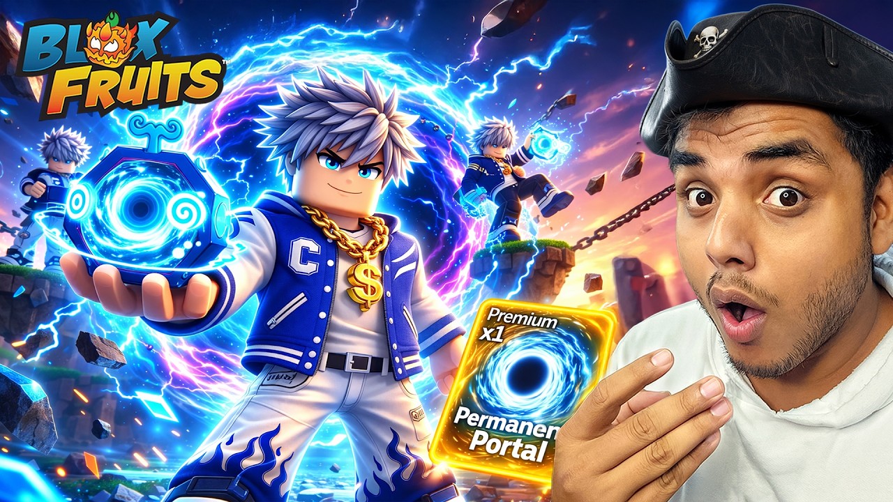 NO WAY! Gifted Me PERMANENT PORTAL 😱 | Blox Fruits | Roblox