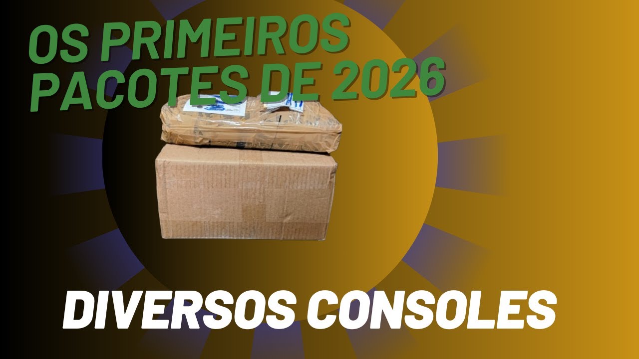 OS primeiros pacotes de 2026,  com diversos consoles.