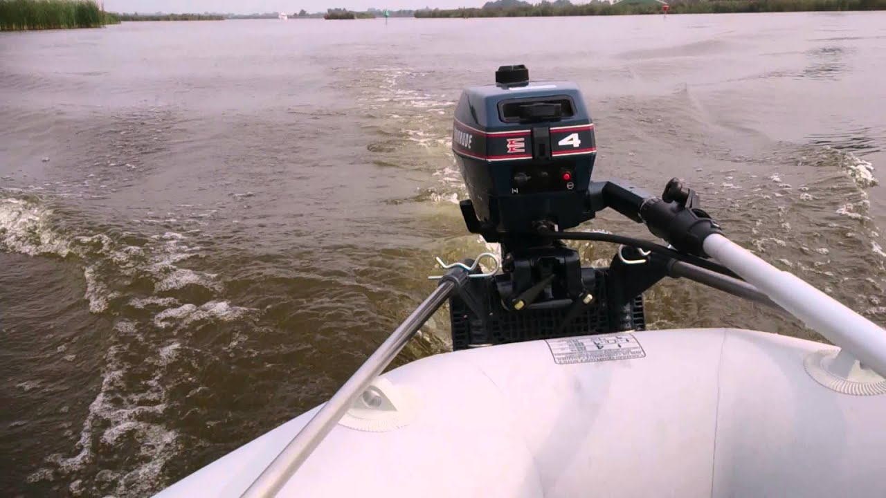 Intex Mariner 4 + Evinrude 4hp