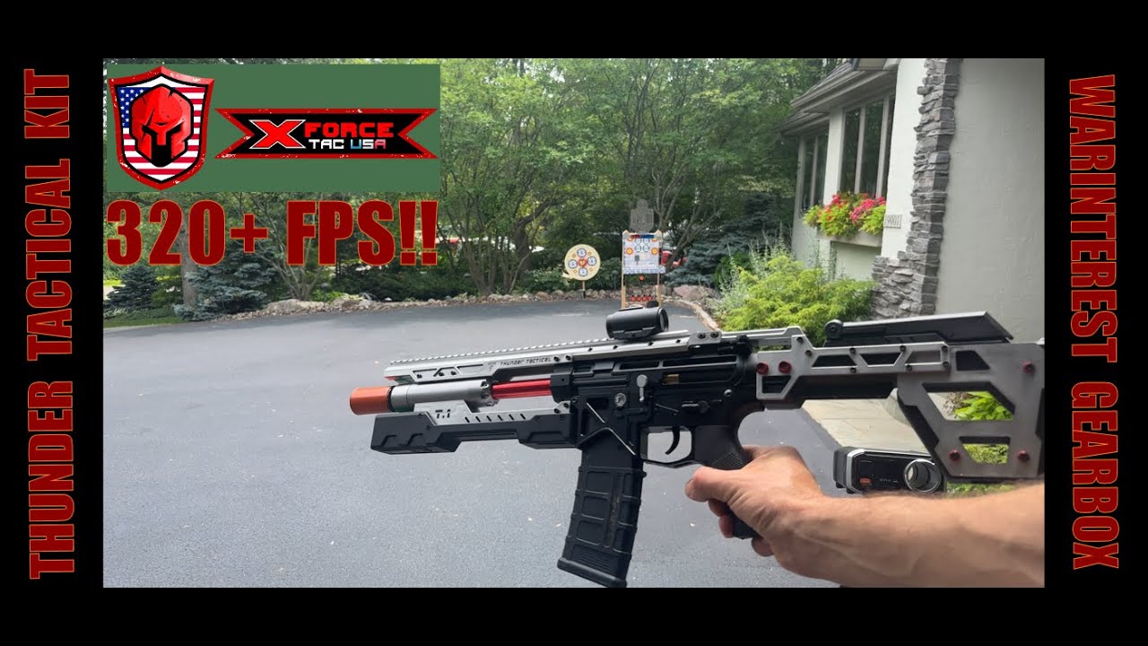 Super Cool! 320+ FPS!  XFORCETACUSA Warinterest Gearbox - Thunder Tactical Kit & More!!! #m4a1