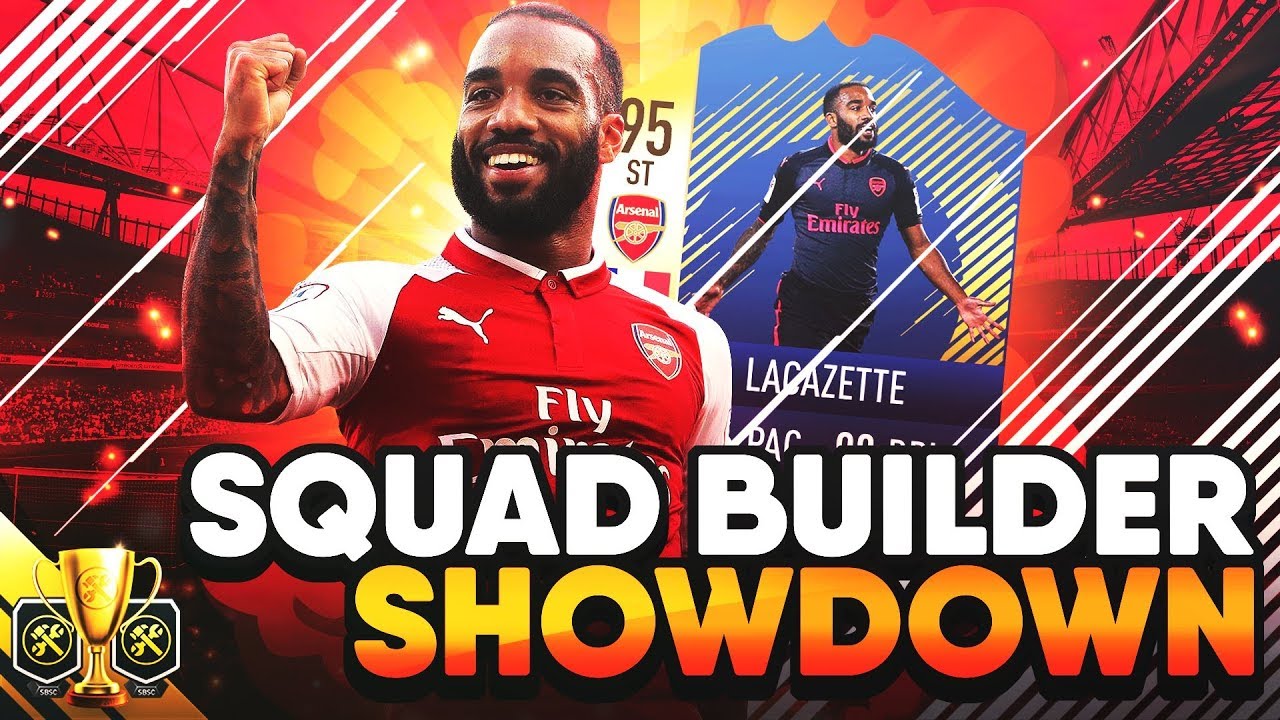 FIFA 17 SQUAD BUILDER SHOWDOWN vs AJ3 W/ ARSENAL LACAZETTE! SBSD CUP ULTIMATE TEAM