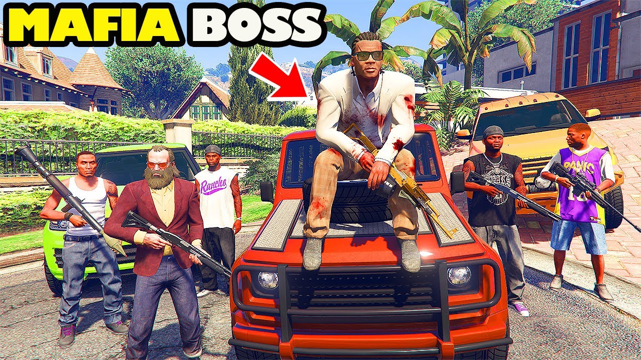 Franklin Become MAFIA BOSS of Los Santos in GTA 5 | SHINCHAN and CHOP
