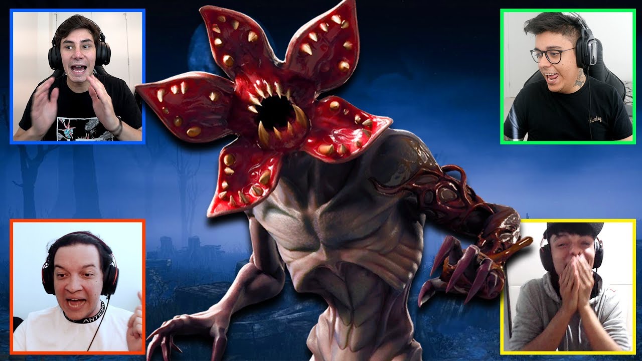 MONSTRO DO STRANGER THINGS VAI NOS PEGAR! 😨 * 4 FACECAMS *