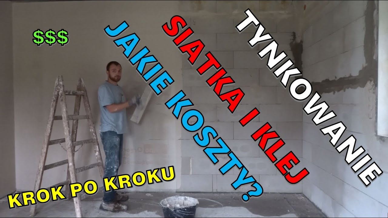 ILE KOSZTUJE TYNKOWANIE SIATKĄ I KLEJEM? Poradnik jak samemu wytynkować warsztat.