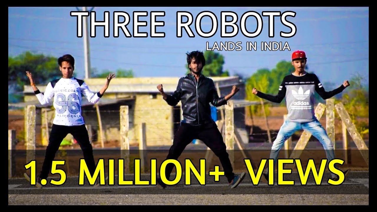 OMG! Three Robots Land in India | Popping Dance | By Versatile Dance Studio | Neemuch m.p