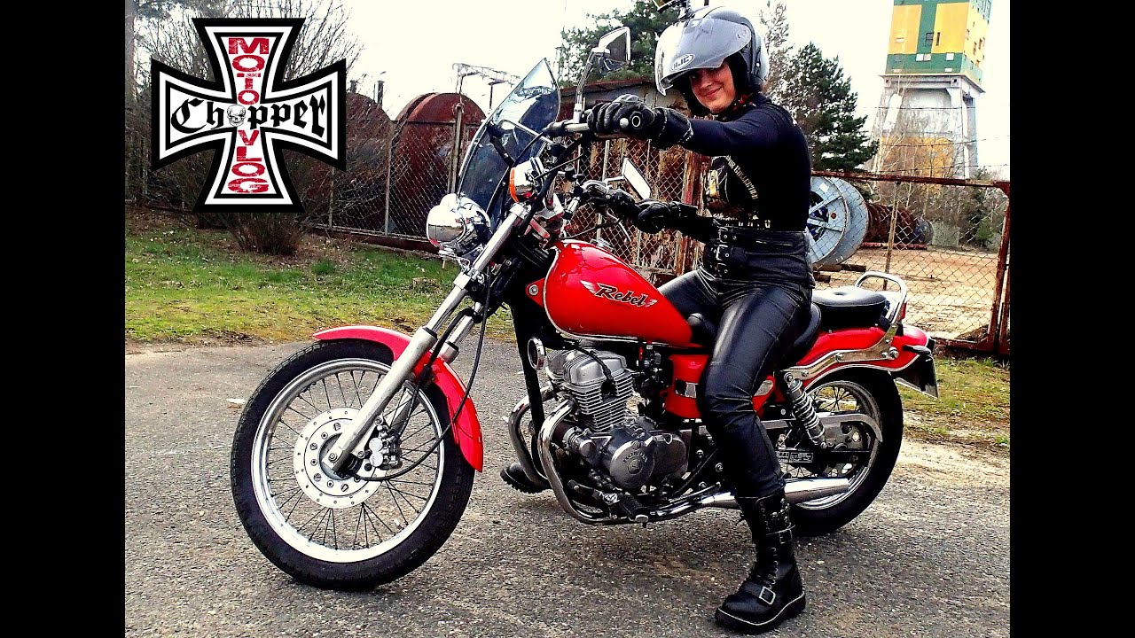 Pierwszy raz na motocyklu Honda Rebel CA125