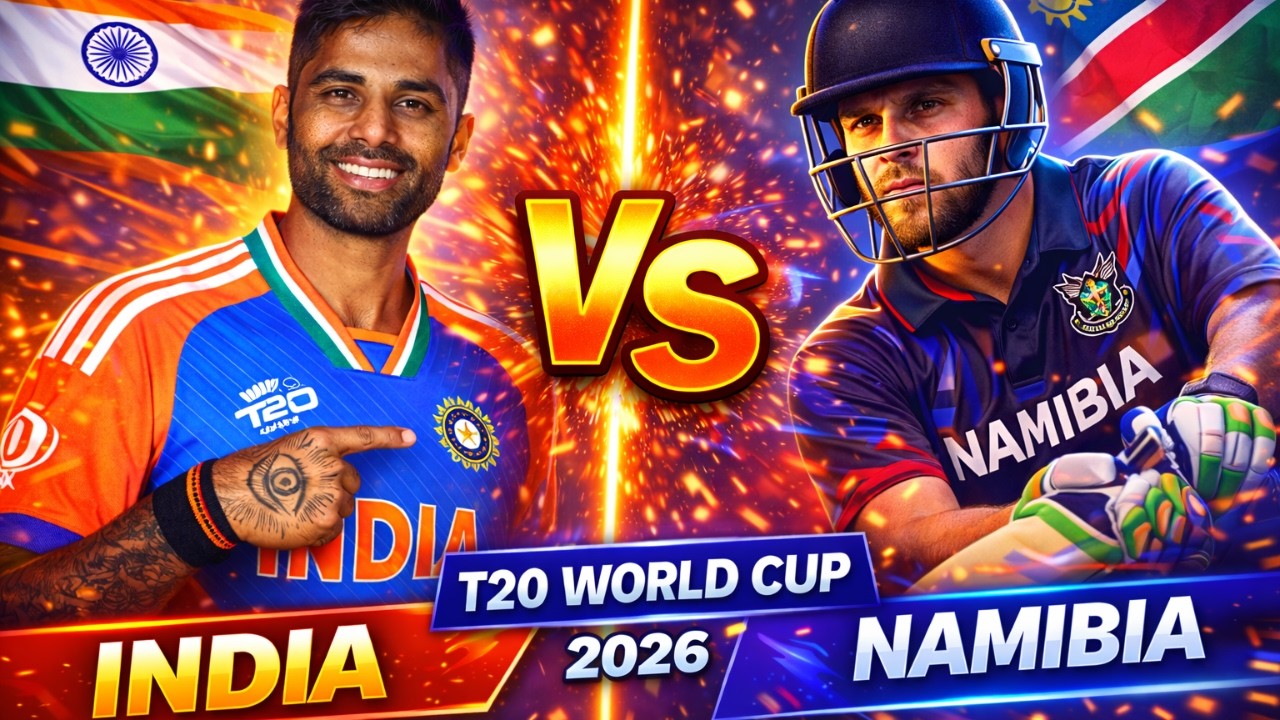 IND 🇮🇳 vs Namibia 🇳🇦🔥 T20 World Cup 2026 | LIVE Match Simulation