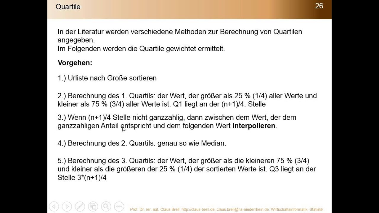 Brell-Statistik-Quantile