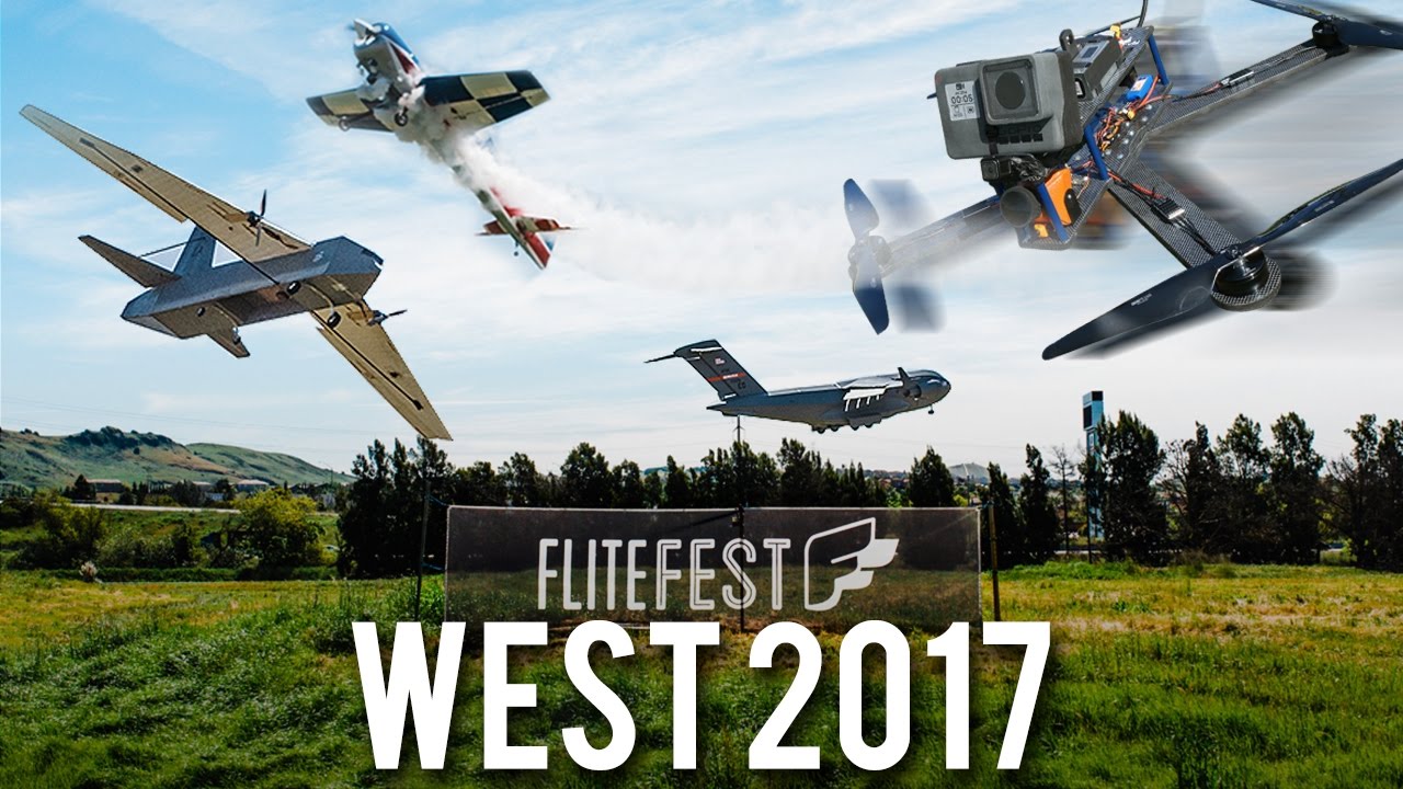 Giant Quad Crash & Biggest West Coast Fun Fly Ever! | Flite Fest West '17