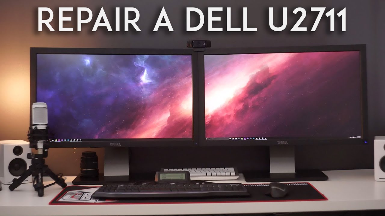 How to Repair a Dell U2711 Monitor | Disassembly and Fixing Red Flickering Pixels