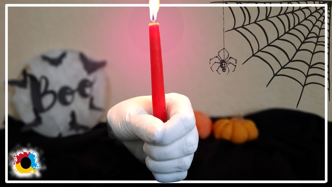 Halloween - steck deine Hand in einen Becher. Und dann?