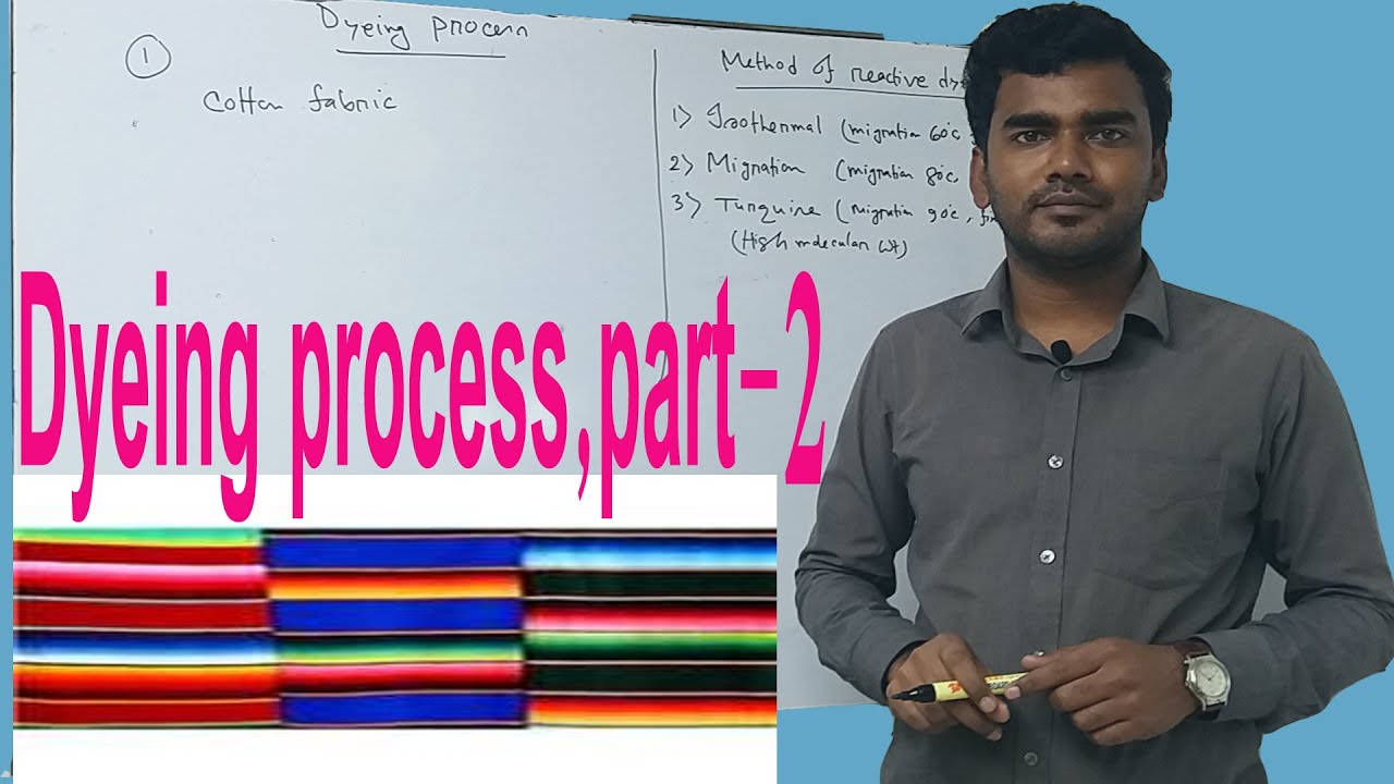 Dyeing process,part-2;cotton fabric dyeing process