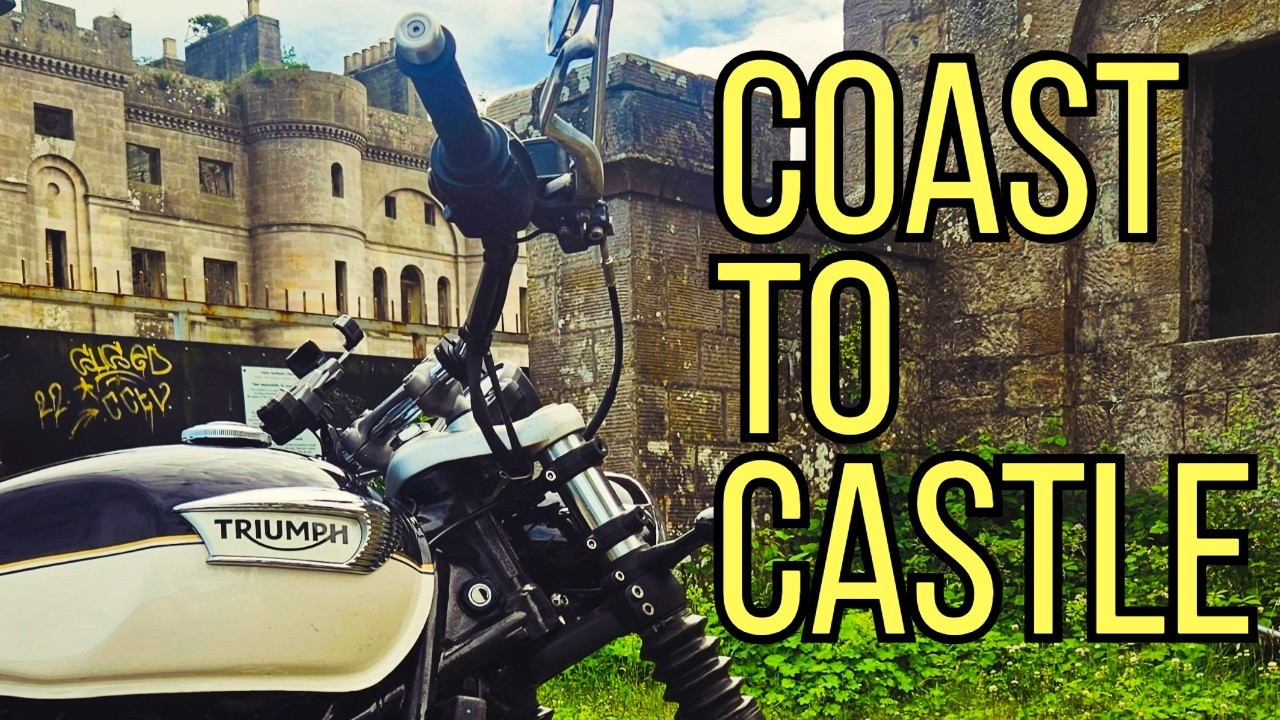 Beginner Rider's First Road Trip To Scotland, Day 2 | Triumph Bonneville, Castles And Coastlines. 