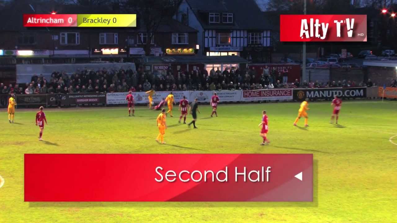 Altrincham Vs Brackley Town  Playoff Semi-final 1st Leg  30/04/2013