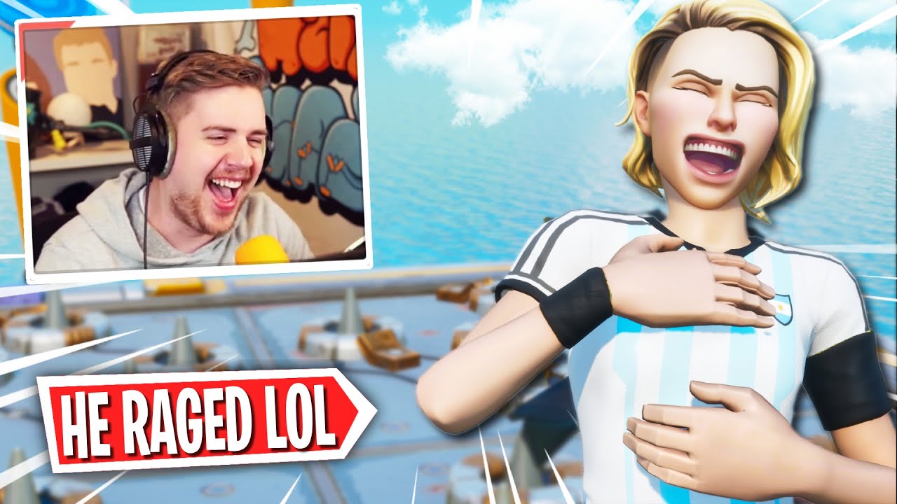 Laughing For 21 Minutes in This TROLL Deathrun ft. Prohenis (Fortnite Creative Mode)