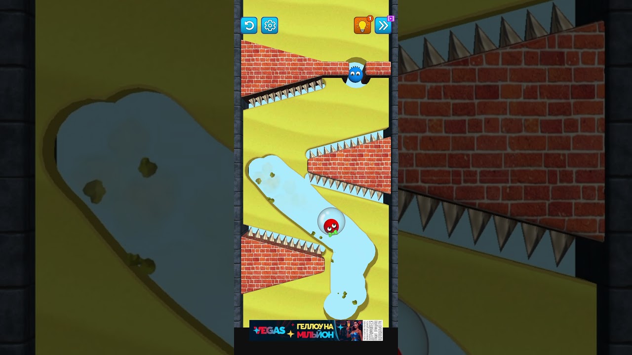Lucky Balls - Erase sand game. Level 83. Walkthrough.