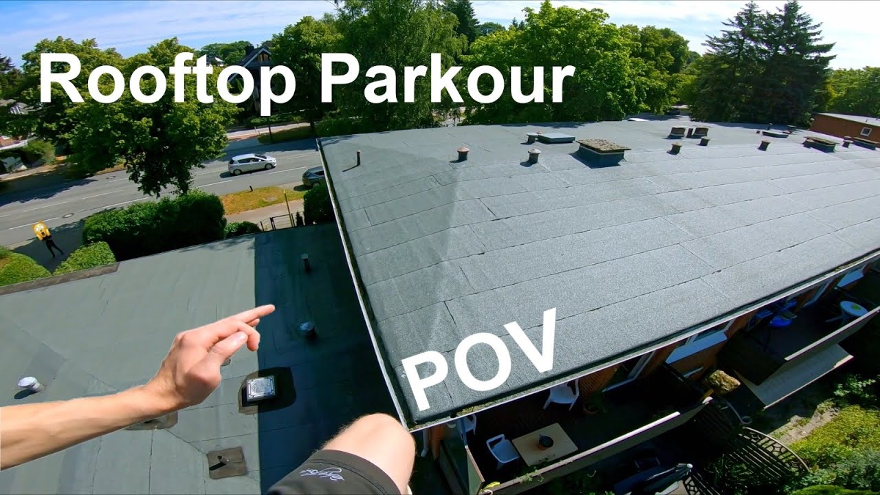 ROOFTOP PARKOUR & FREERUNNING POV Hamburg - Niendorf (Germany) GoPro Hero 6