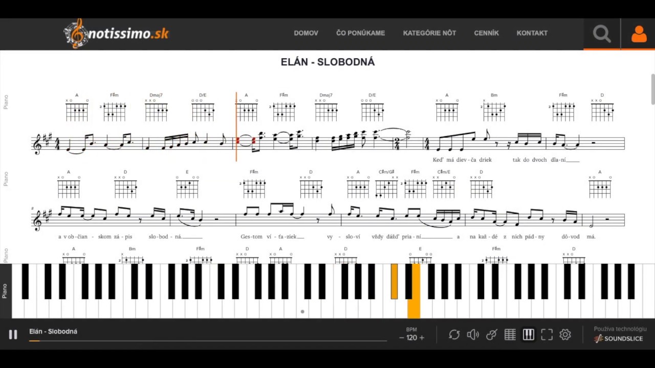 Elán - Slobodná | Notissimo.sk