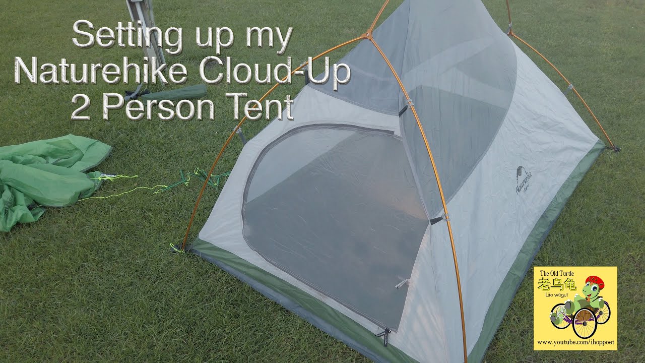 Setting up the Naturehike Cloud-Up 2 person tent