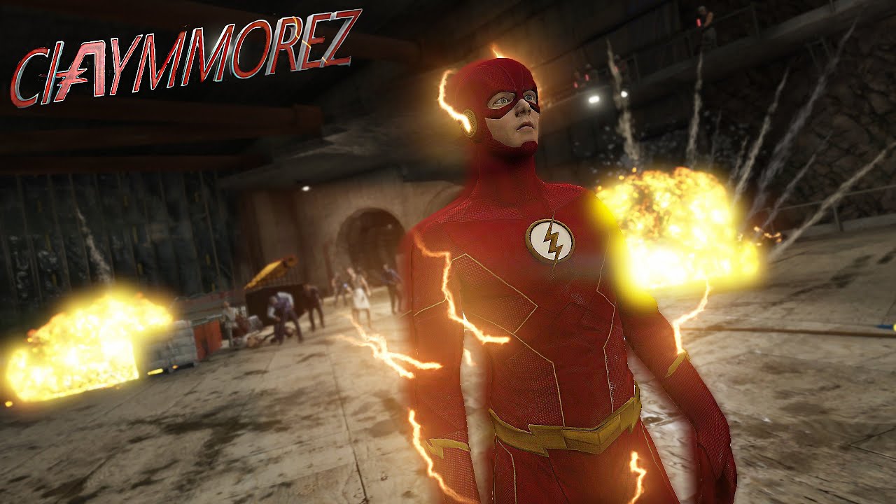 The Flash VS Black Hole! Flash Saves People in ULTIMATE FLASH TIME! (GTA 5 Quicksilver & Flash Mod)