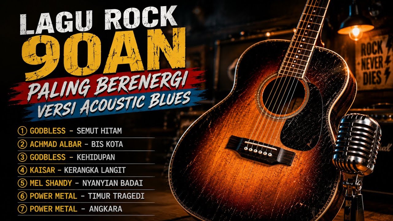 Kompilasi Lagu Rock Indonesia Paling Powerful | Acoustic Blues Version