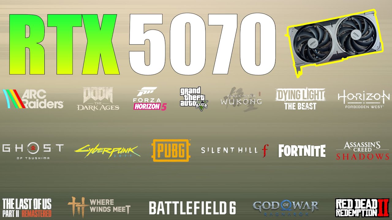 RTX 5070 12GB : 26 Games Tested - The Best 1440p Gaming GPU?