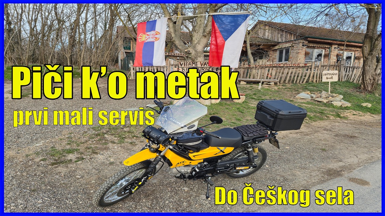 K Moto ATX prvi servis Jasenovo Česko selo Vr&scaron;ac #kmotors #atx #ride