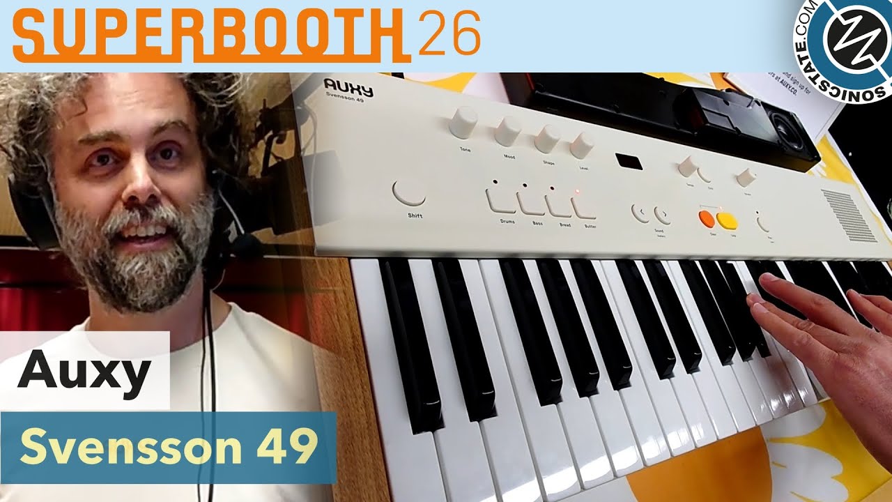 Auxy: Svensson 49 Keyboard - Superbooth 2026