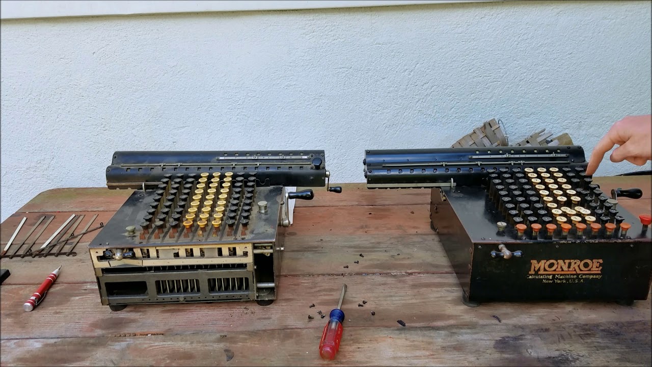 1919 Monroe Model G Mechanical Calculator Repair