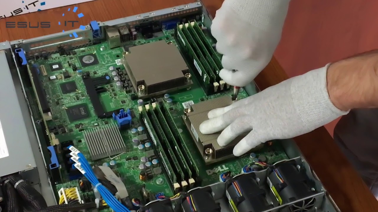 DELL POWEREDGE R410 - Wymiana Procesora CPU