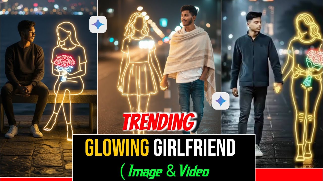 Instagram glowing girl ai video editing🔥| instagram trending glow reels video editing |Tech Gyan pro