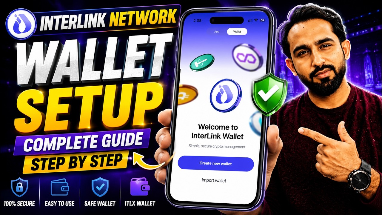 How To Create Interlink Network Wallet | ITLX Wallet Setup Full Guide | Interlink Wallet Tutorial