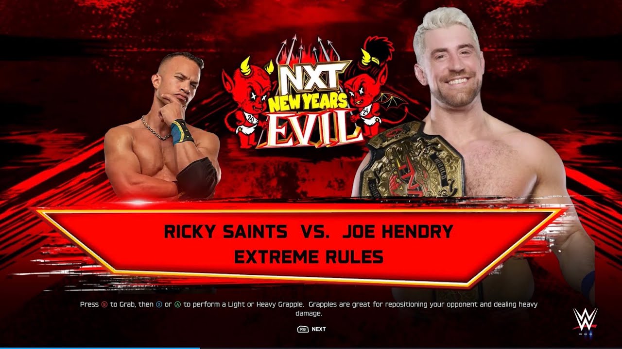 WWE 2K25 JOE HENDRY VS RICKY STARKS 
