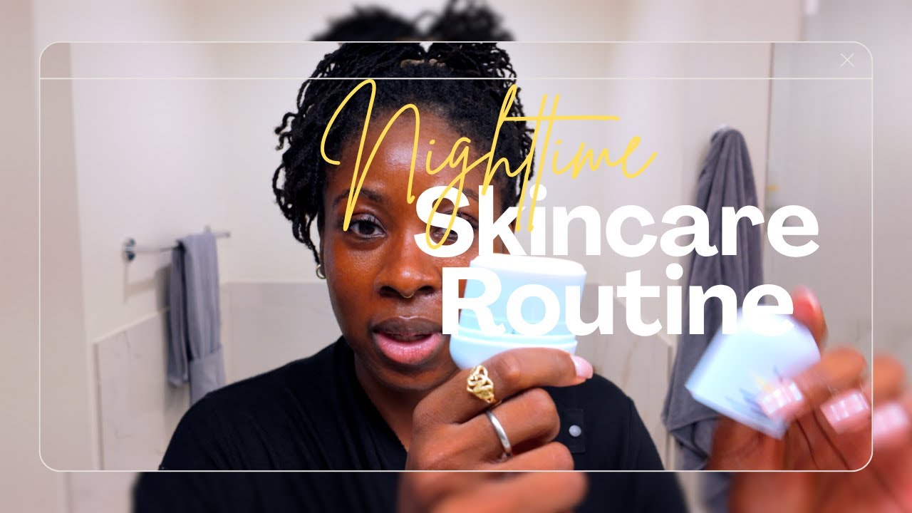 A Nighttime Skincare Routine for Dark Marks (Black Women)