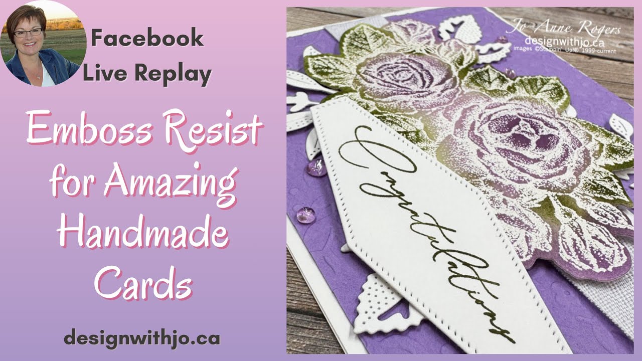 Emboss Resist for Amazing Handmade Cards
