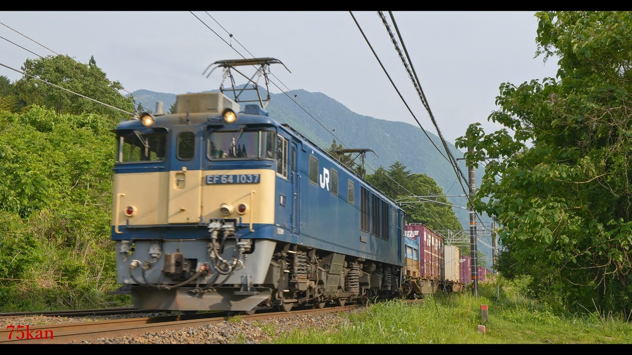中央西線  木曽路の春～初夏  EF64  EH200 ほか録ってきました!    2024年4/5月【5.7K/4K60P】