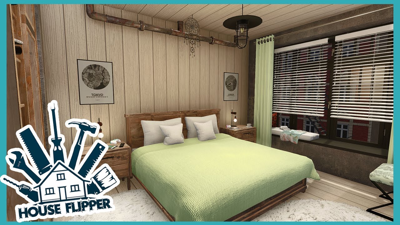House Flipper - ROOM 404 - Industrial Style Apartment - Speedbuild and Tour!